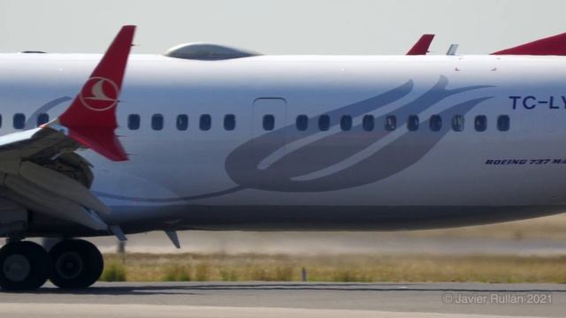 Boeing 737 MAX 9 Turkish Airlines (TC-LYA)!
