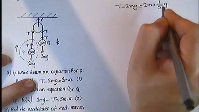 Mechanics 1-Chapter-10-Section 10.6- Pulleys Example 13- 0006 смотреть онлайн