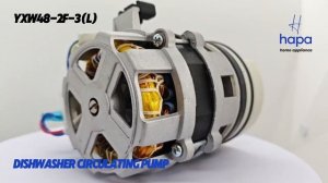 YXW48-2F-3(L) 220V 65/48W Dishwasher Circulating Pump Motor for Hansa/Korting/Gorenje MGV5121