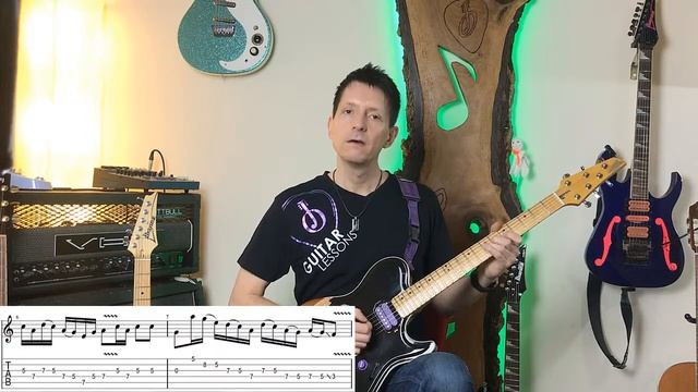 Stairway to Heaven Solo Lesson - With Tabs - Led Zeppelin Part 2 смотреть онлайн