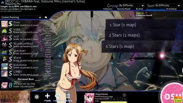 Random Osu Pro Plays :) смотреть онлайн