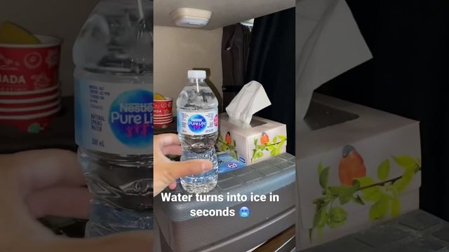 Water turns into ice in seconds, without fridge 🥶🥶 смотреть онлайн