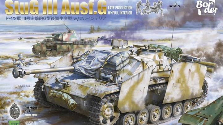 Распаковка Border Model 1 35 BT-020 StuG III Ausf.G w full Interior & Figures смотреть онлайн