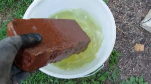 Сможет ли сутки гореть кирпич, замоченный в керосине. Тестирую способ обогрева жилья своего деда