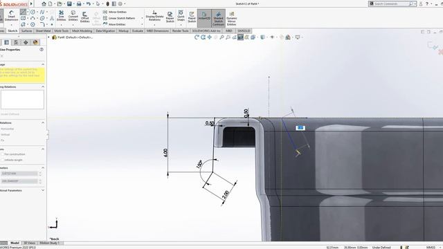 Advanced Surface Modeling - Plastic Container - Solidworks Tutorial смотреть онлайн
