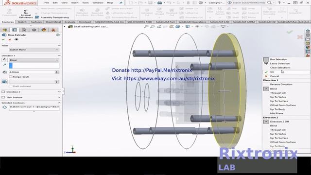 Tutorial solidworks bikeflasherv2 casing pt 13 смотреть онлайн