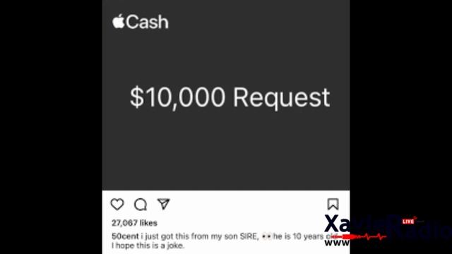 50 CENT HOPES HIS SON’S $10K APPLE CASH REQUEST ‘IS A JOKE смотреть онлайн