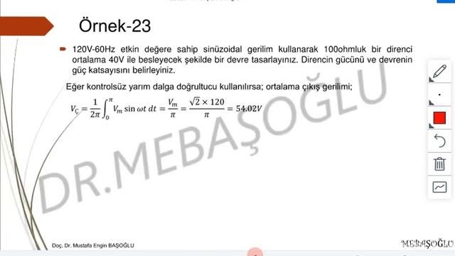 Güç Elektroniği | 6. Ders | Tek Fazlı - Üç Fazlı Kontrollü & Kontrolsüz Doğrultucular смотреть онлайн