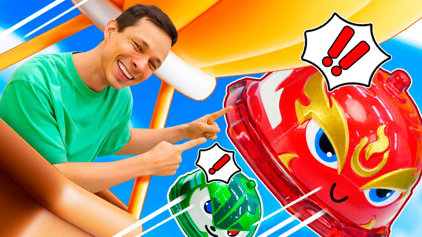 Игрушки сбежали на воздушном шаре! Видео про игрушки Хранители Кью для мальчиков смотреть онлайн