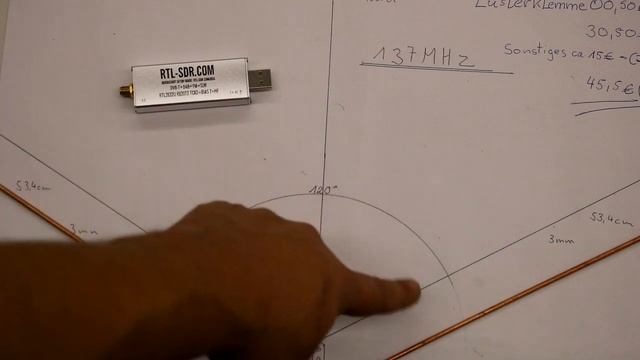Der V-Dipol günstige Antenne für den Wettersatellitenempfang смотреть онлайн