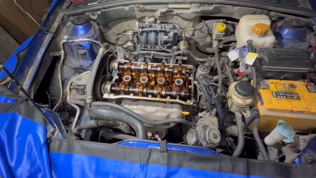 Замена прокладки клапанной крышки Chevrolet Lacetti/Aveo