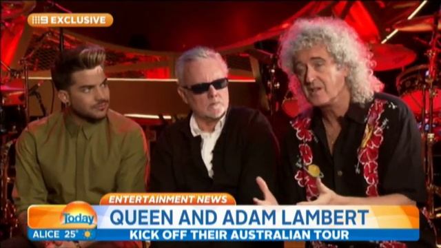 Queen + Adam Lambert on Today Show Australia 25/08/14 смотреть онлайн