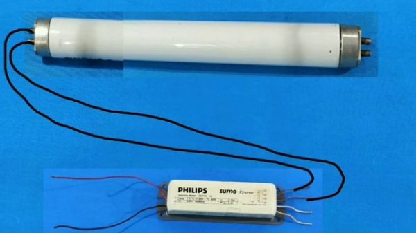 Electronic Ballast or Electronic Choke Wiring Connection Diagram