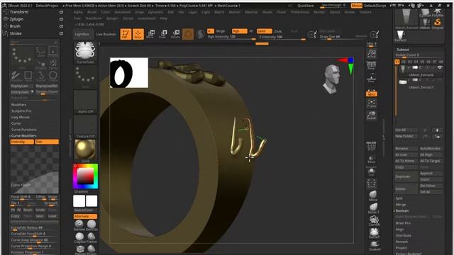 Copy of Z brush Tricks | How to create basic ring in Zbrush | Zbrush tutorial | My Zbrush practic смотреть онлайн