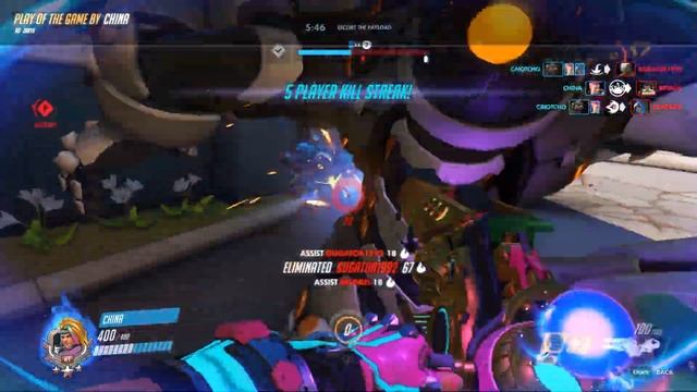Overwatch 1 last POTG ever?! [Zarya 4K Graviton Surge] смотреть онлайн