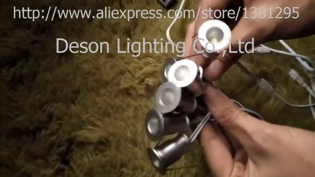 Mini ceiling spotlight led downlight 1W 6pcs/set dimmable led recessed light cabinet lighting смотреть онлайн