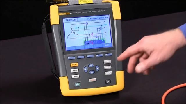 Fluke 435 - How to connect using a Phasor Diagram смотреть онлайн