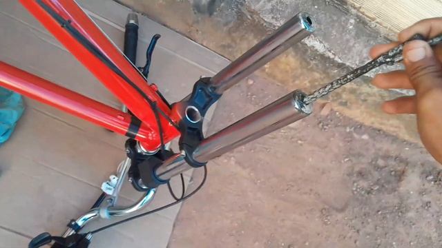 AMORTECEDOR DA BIKE TRAVOU TIVE QUE FAZER ISSO смотреть онлайн