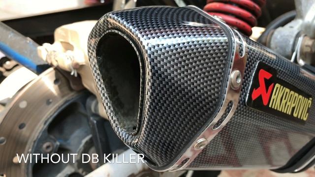 Pulsar 220 Akrapovic Exhaust Sound With DB Killer & Without DB Killer смотреть онлайн