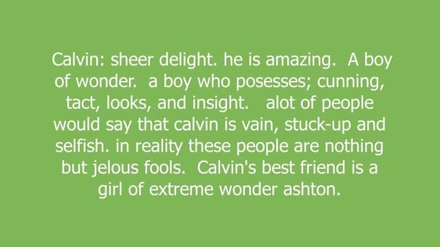 calvin meaning and pronunciation смотреть онлайн