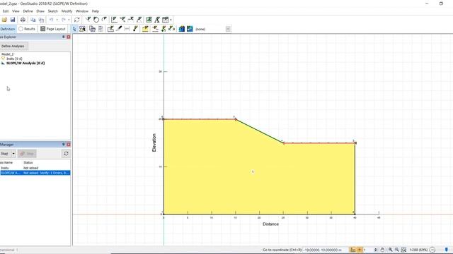 GeoStudio (SlopeW)- Slope Stability Analysis Using Strength Reduction Analysis