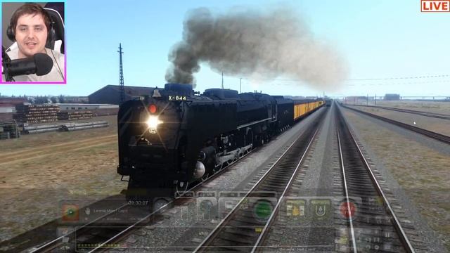 Train Simulator 2020 - 4014 Big Boy & UP 844 - Double Header (Live Stream) смотреть онлайн