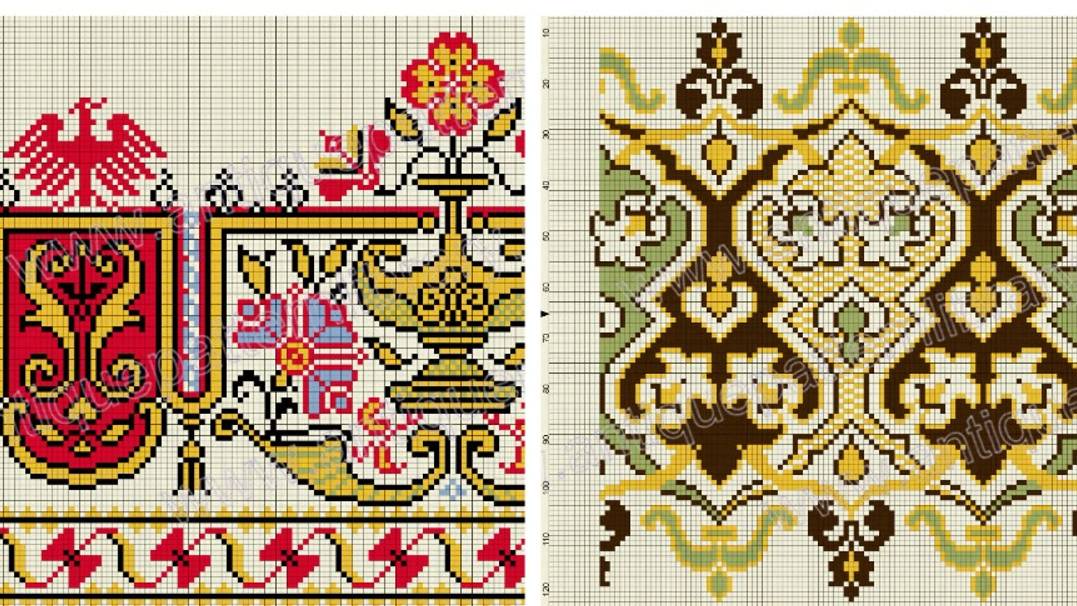 СТАРИННЫЕ СХЕМЫ. Рукоделие, вышивка. Подборка №90. смотреть онлайн