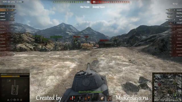 WOT: Korea - VK 3002 (DB) - 7 frags - смотреть онлайн