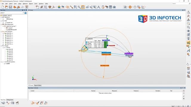 Airfoil Gauges in PolyWorks Inspector смотреть онлайн