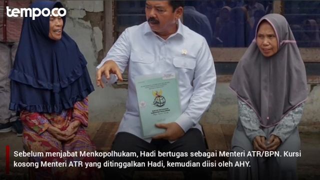 Hadi Tjahjanto Resmi Menjabat Menkopolhukam, AHY jadi Menteri ATR/BPN смотреть онлайн