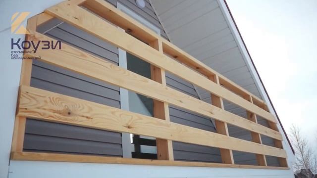 Каркасный дом. Отопление без коммуникаций. смотреть онлайн