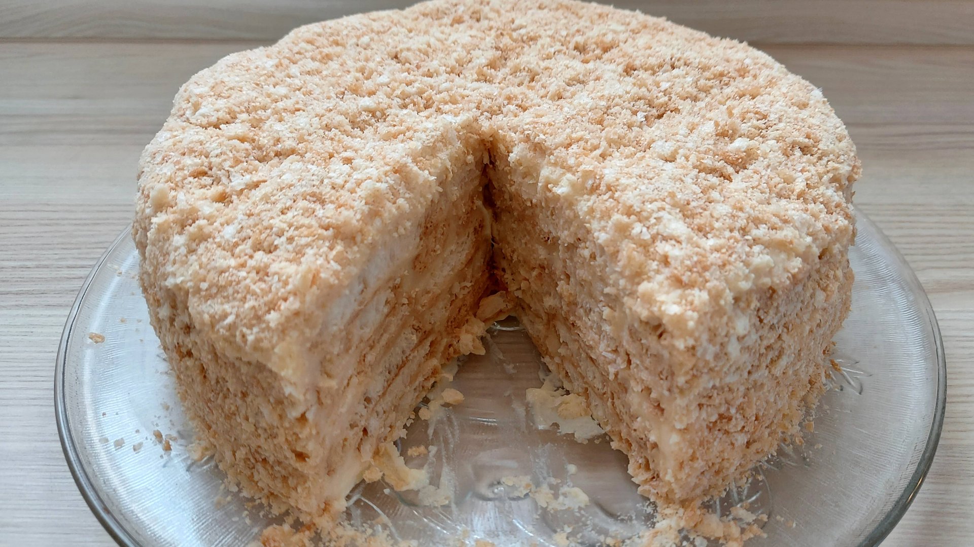 Торт Наполеон без выпечки-очень вкусный рецепт. Торт на скорую руку без хлопот! смотреть онлайн