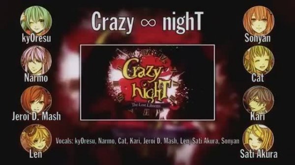 [Vocaloid RUS cover] Crazy ∞ nighT (8 People Chorus) [Harmony Team]
