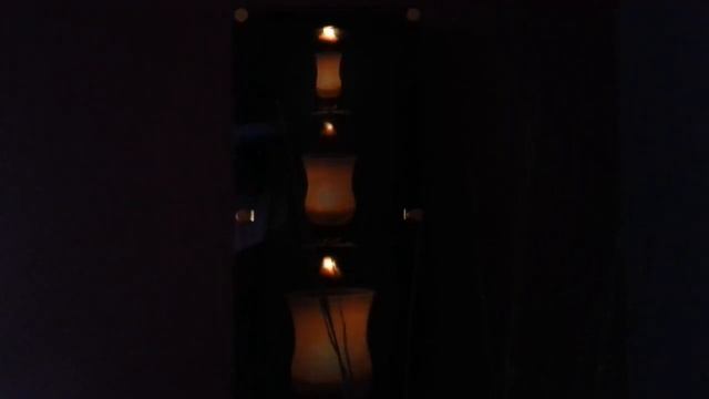 L.e.d Candles On Canvas Home Furnishings !