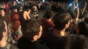 Концерт Slipknot 30.01.2016 стена смерти, слэм на Suicidal Tendencies / Moscow / Wall of death