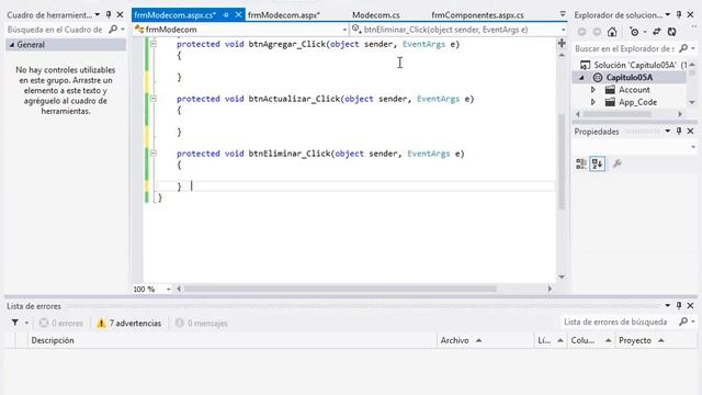 Desarrollo Web con Visual Studio Parte 15. Fase 1. смотреть онлайн