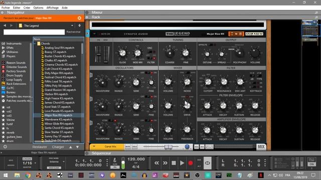 PRESENTATION DE THE LEGEND PAR SYNAPSE AUDIO смотреть онлайн