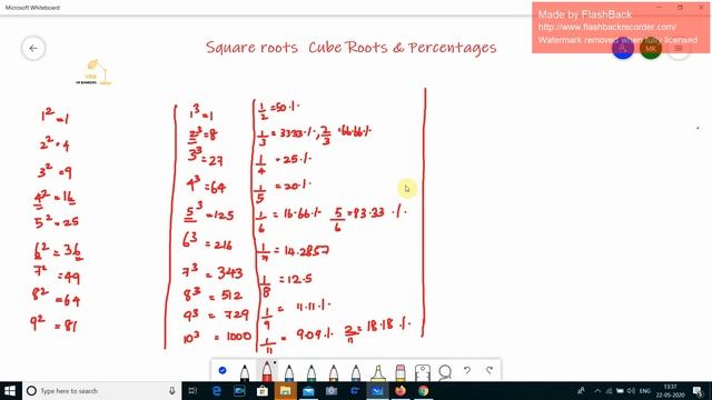 How to calculate square roots,cube roots and percentages?(Tamil)||Bank Exam Preparation 2020 смотреть онлайн