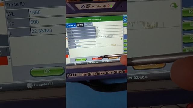 OTDR trace and find fiber length смотреть онлайн