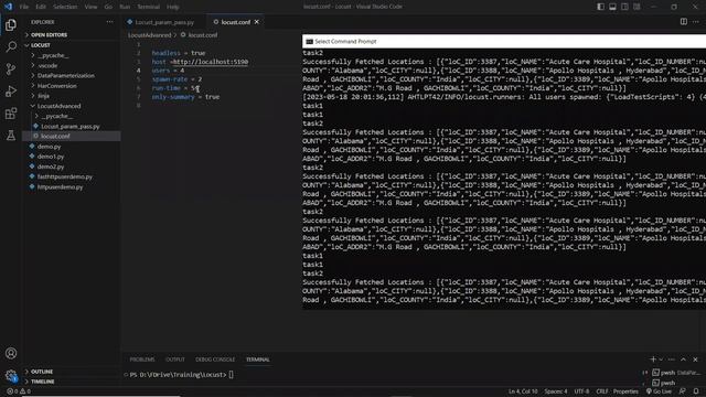 10. Locust performance testing tool configuration смотреть онлайн