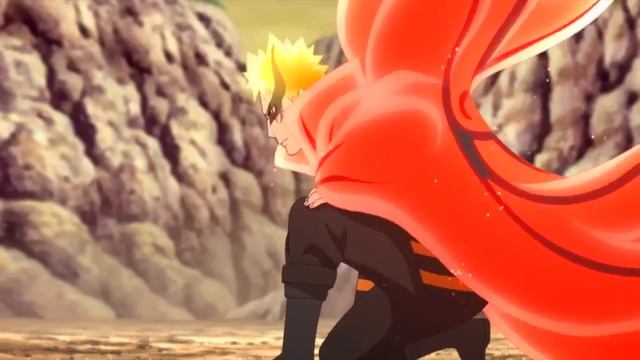Baryon Modo Naruto Vs Isshiki Otsutsuki, Momoshiki Destruye El Rinnegan Sasuke, La Muerte De Kurama