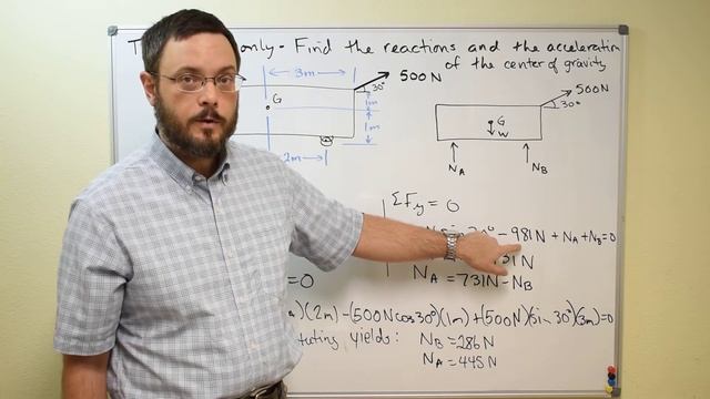Dynamics - Kinetics - Equations of Motion - Translation of a Rigid Body - Planar Motion смотреть онлайн