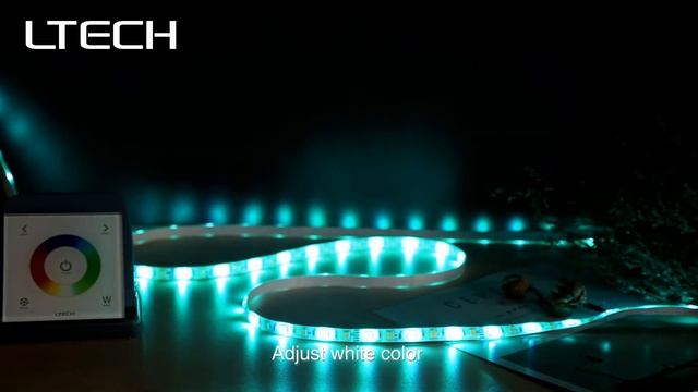 Touch panel RGBW LED Controller LTECH D4 смотреть онлайн
