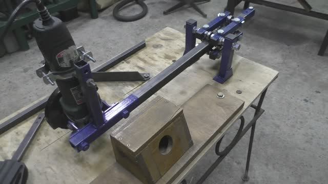 Самодельная каретка для УШМ (болгарки) смотреть онлайн