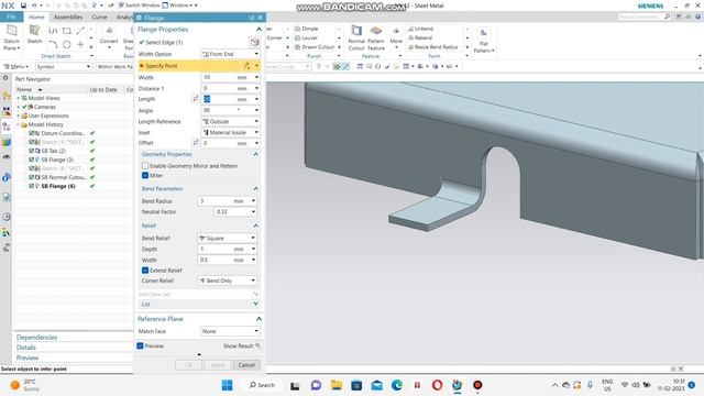 Working On Sheetmetals । NX CAD MODELING #newvideo #nxcad #siemens #siemensnx
