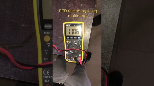 RTD testing by using multimeter смотреть онлайн