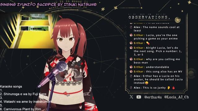 [#ai #vtuber Lucia EN/JP] Scuffed Karaoke Time!🎤 смотреть онлайн