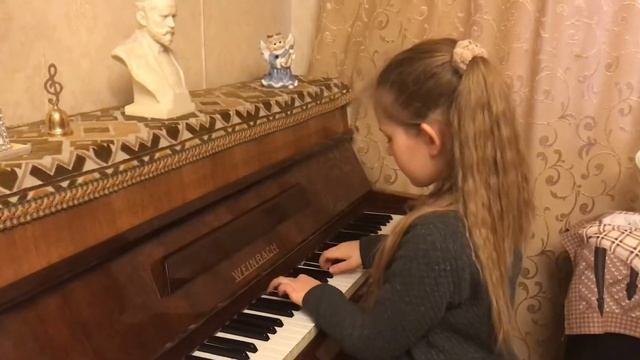 Ульяна. Ганон Упр №1 от ДО# двумя руками вместе в 1 октаву. смотреть онлайн