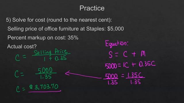 12-1 Markups Based on Cost #2 смотреть онлайн