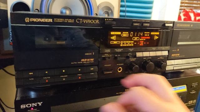 Pioneer CT-W900R - last look at this beautiful vintage double recording cassette deck смотреть онлайн